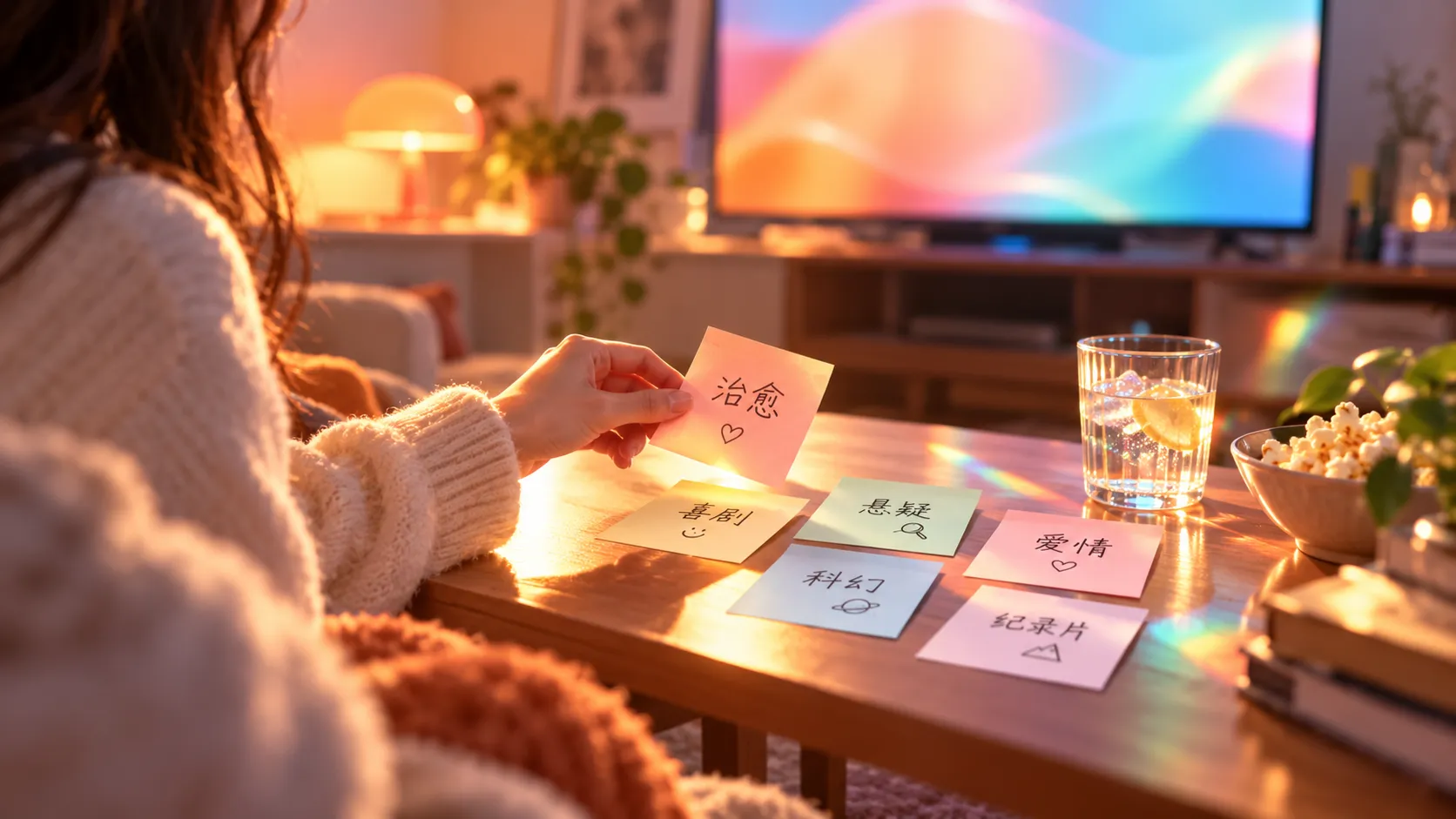 观影设置主题的影像画面
